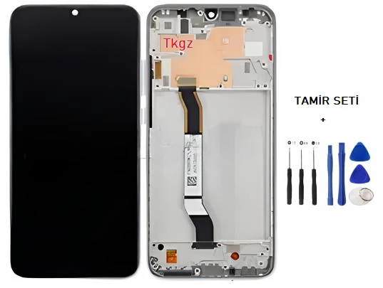 Xiaomi Redmi NOTE 8 Lcd Ekran Dokunmatik Orijinal Kalite ÇITALI GRİ + TAMİR SETİ