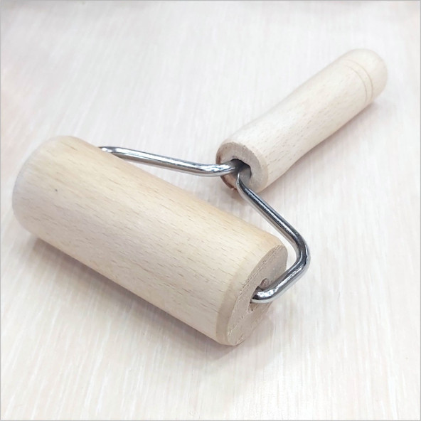 Tek Elle Kullanılan Kurabiye Mantı Şeker Oyun Süs Hamuru Hamur Pasta Kek Süsleme Merdanesi Merdane