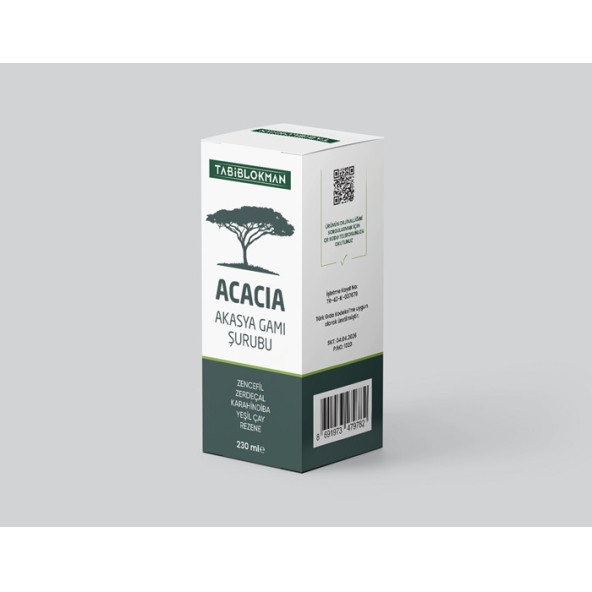 Acacia Akasya Gamı Şurubu 230 ML