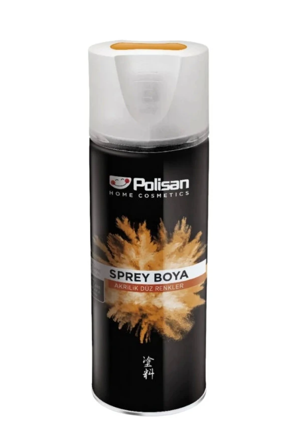 Polisan Akrilik Sprey Boya Taksi Sarısı 400 ml (RAL-1003)