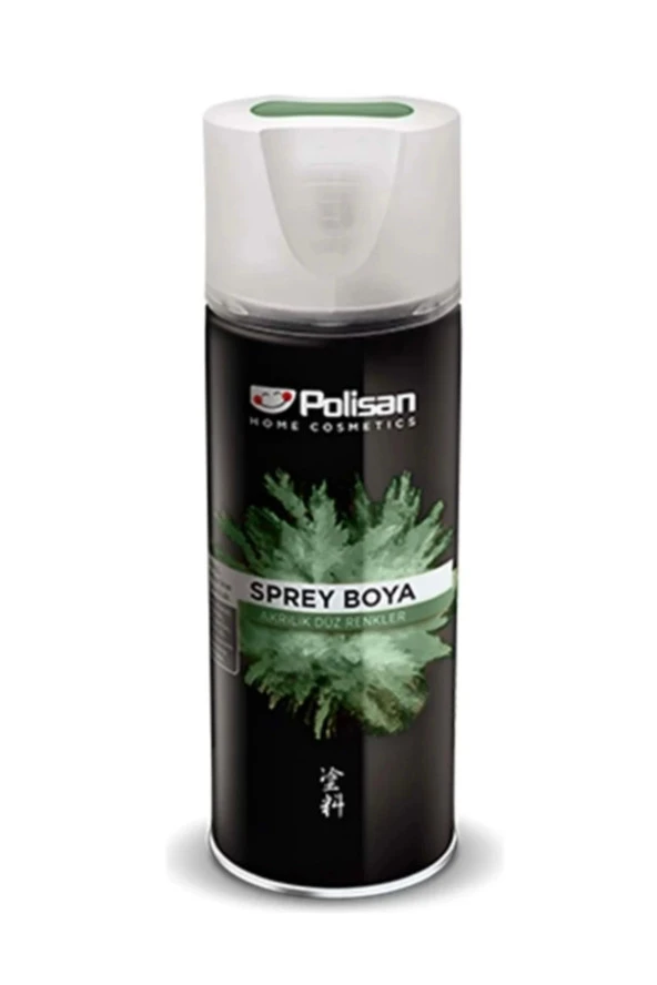 Polisan Akrilik Sprey Boya Nefti Yeşil 400 ml (RAL-6002)