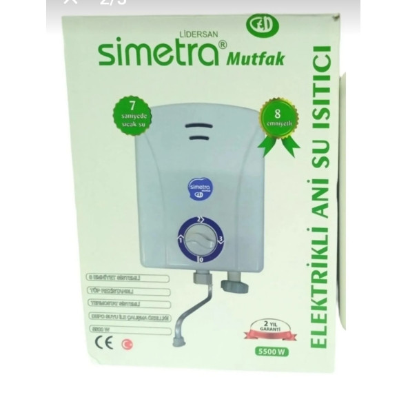 Simetra 8 Emniyetli Mutfak Şofbeni 5500 Watt