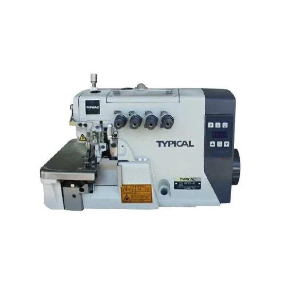 Typical GN-7100-4D Mekanik Direct Drive 4 İplik İğne Pozisyonlu Overlok Dikiş Makinası