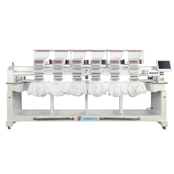 Wonyo WY1206CH 6 Kafa 12 İğne Nakış Makinesi (45Cm X 40 Cm İşleme Alanı) ürün görseli 1