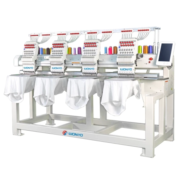 Wonyo WYQ1204 4 Kafa 12 İğne Nakış Makinesi (40Cm X 50Cm İşleme Alanı) ürün görseli 1