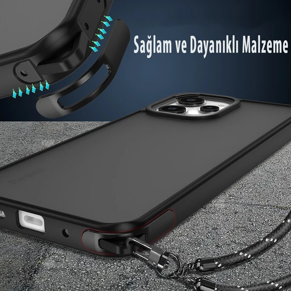 Xiaomi Redmi 12 Kılıf Elegant Seri Silikon Kapak - 9