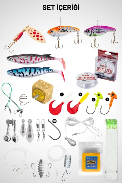 Fishack 42 Parça Elite Spin At-Çek Deniz ve Göl Olta Seti M - 1.50MT / 10-30GR - Resim 3