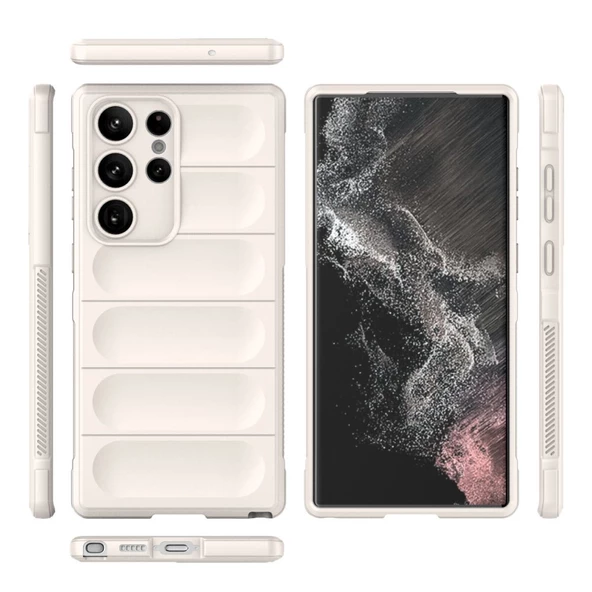 Samsung Galaxy S24 Ultra Kılıf Optimum Lens Çerçeveli Silikon Kapak - 4