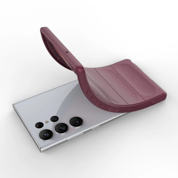 Samsung Galaxy S24 Ultra Kılıf Optimum Lens Çerçeveli Silikon Kapak - 9