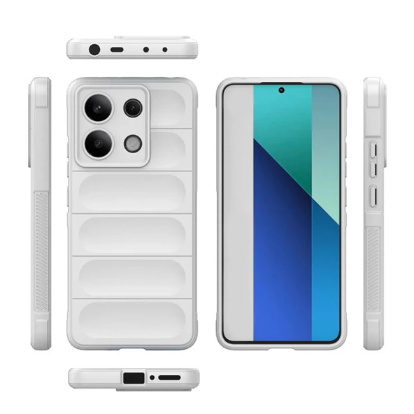 Xiaomi Redmi Note 13 4G Kılıf Optimum Lens Çerçeveli Silikon Kapak - 3
