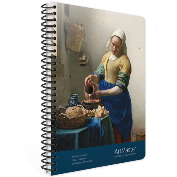 Gıpta Art Master 19x26cm 100yp Spiralli Karton Kapak Defter Kareli - 1 Adet