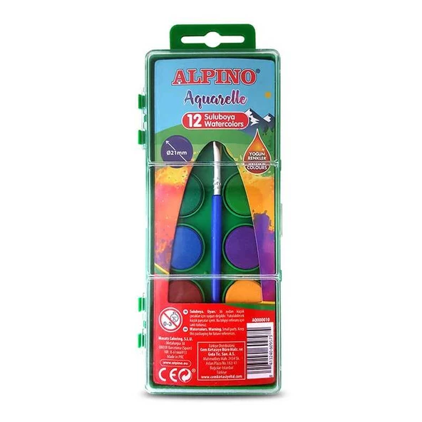 Alpino 12'li Sulu Boya  / AQ-10 - 1