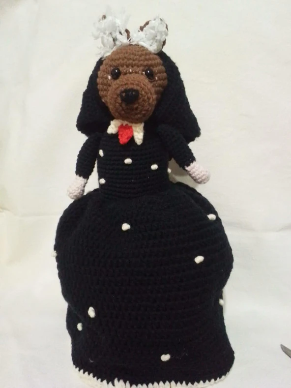 Kırmızı Başlıklı Kız ve Karakterleri Amigurumi Organik Oyuncak - 2