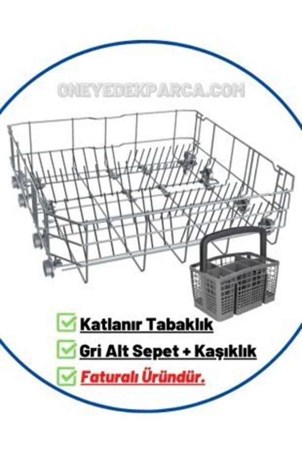 6264 I Bulaşık Makinesi Alt Sepet (gri)