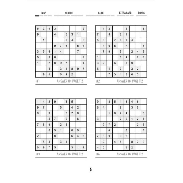 Çok ZOR Sudoku Kitabı (400 Süper Sudoku) - 3