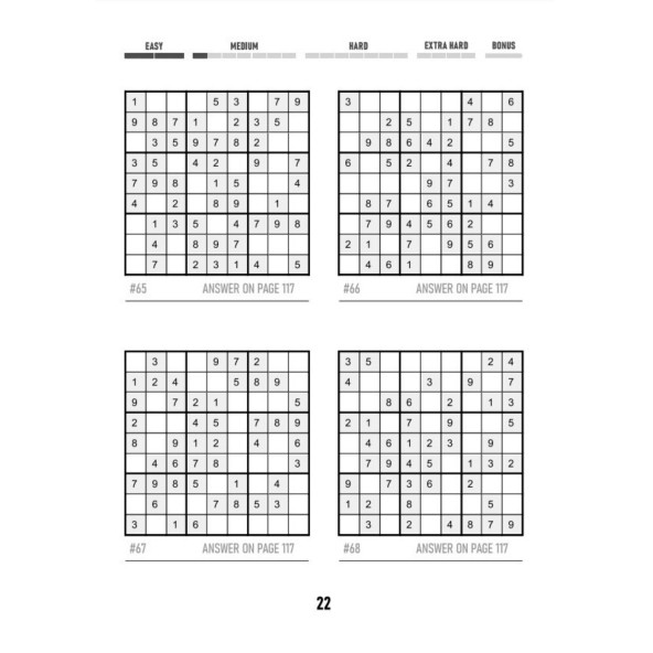 Çok ZOR Sudoku Kitabı (400 Süper Sudoku) - 4