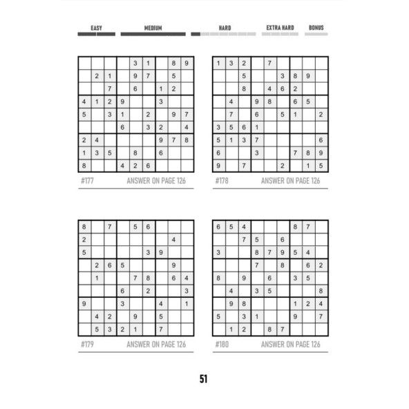 Çok ZOR Sudoku Kitabı (400 Süper Sudoku) - 5