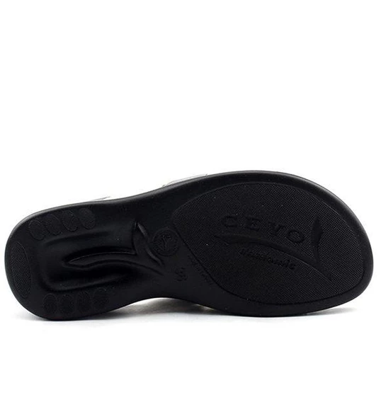 Ceyo 3400-2 Ortopedik Anatomik Bej Renk Kadın Terlik - 4