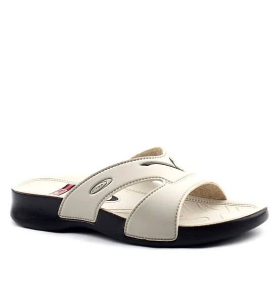 Ceyo 3400-2 Ortopedik Anatomik Bej Renk Kadın Terlik - 2