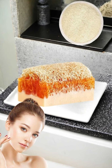 2li Doğal Set Kabak Lifli Keçi Sütü Ballı Sabun Peeling Bakım Sıkılaştırma Akne Temizleme Yüz Pedi - 4