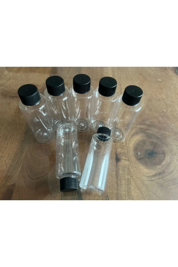 100 ML 10 Adet Sert Plastik Boya Kabı Seti ürün görseli 1