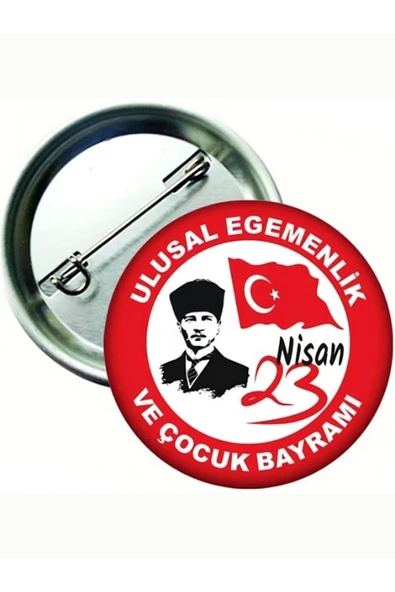 Özcan Tasarım 23 Nisan Rozeti - 23 Nisan Öğrenci Rozeti ( 20 Adet ) ürün görseli