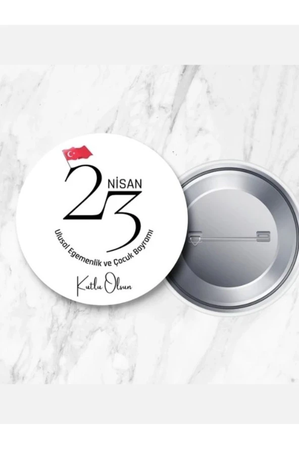 23 Nisan Rozeti - 23 Nisan Öğrenci Rozeti ( 20 Adet )