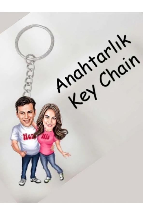 Kişiye Özel Anahtarlık - Karikatür Anahtarlık