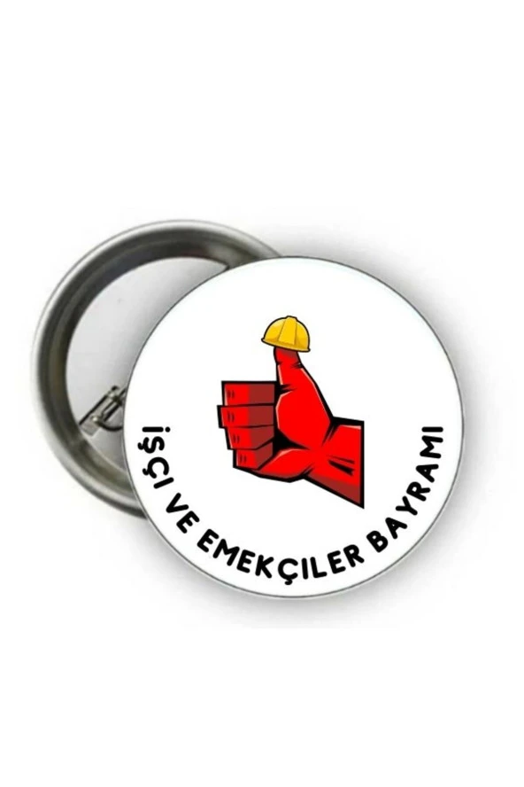 Özcan Tasarım 1 Mayıs Rozet - İşçi Bayramı Rozetleri ( Model 3 ) ürün görseli