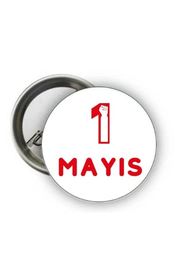 Özcan Tasarım 1 Mayıs Rozeti - İşçi Bayramı Rozetleri ( 20 Adet ) - Model 2 ürün görseli