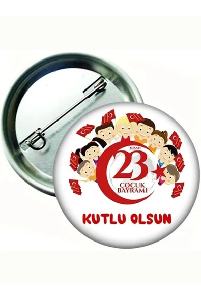 Özcan Tasarım 23 Nisan Rozeti - 23 Nisan Öğrenci Rozeti ( 20 Adet ) ürün görseli