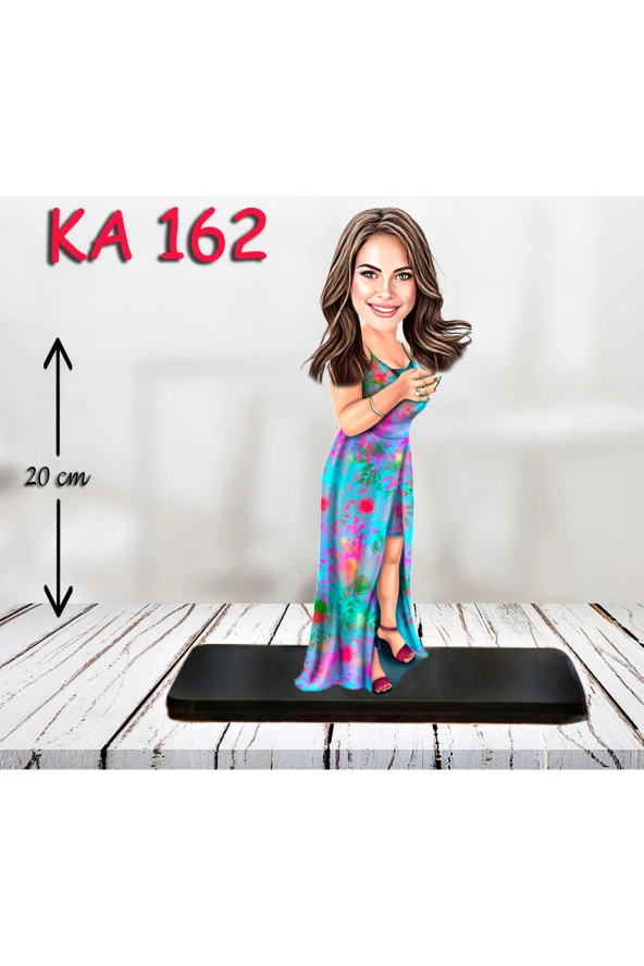 Özcan Tasarım Kişiye Özel Ahşap Biblo - Kadın Karikatür Biblo - Kadın Biblo 32 ürün görseli