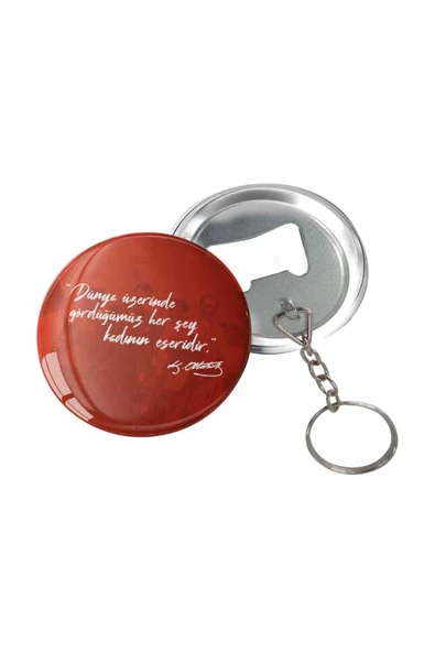 Özcan Tasarım 8 Mart Açacaklı Anahtarlık - Kadınlar Gününe Özel Anahtarlık ( 10 Adet ) ürün görseli