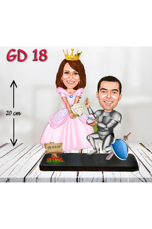 Özcan Tasarım Kişiye Özel Ahşap Biblo - Düğün Biblo 9 ( 3D Biblo ) ürün görseli