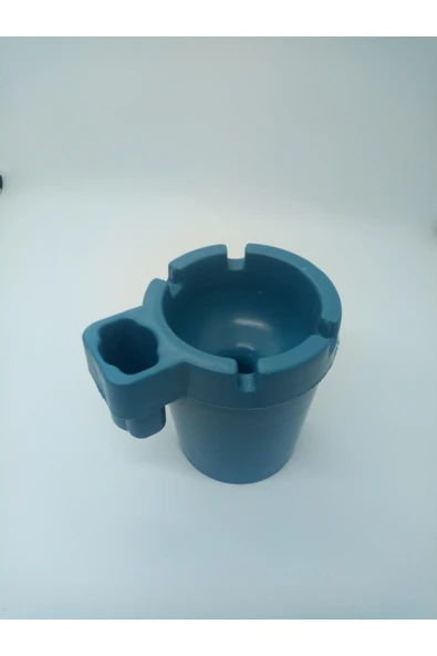 Özcan Tasarım Çakmaklık Bölümlü Kokusuz Küllük ( Mavi ) ürün görseli