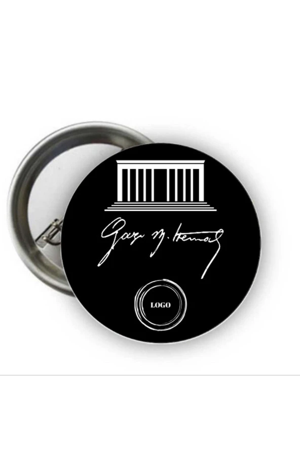 Özcan Tasarım Kişiye Özel 10 Kasım Rozeti - İmza Atatürk Rozeti ( 20 Adet ) ürün görseli