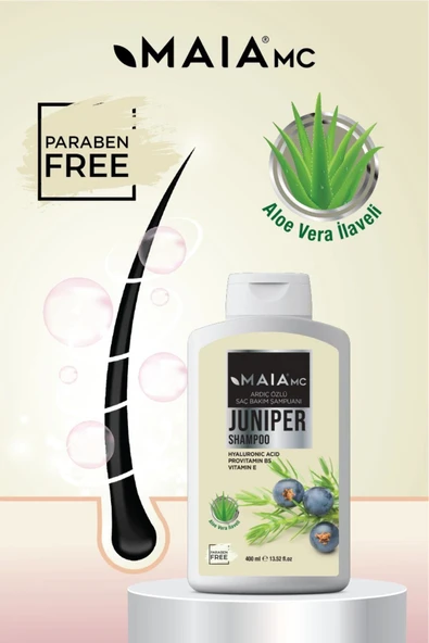 Maia Mc Ardıç Ve Çay Ağacı Özlü Saç Bakım Şampuanı 400ml - 4