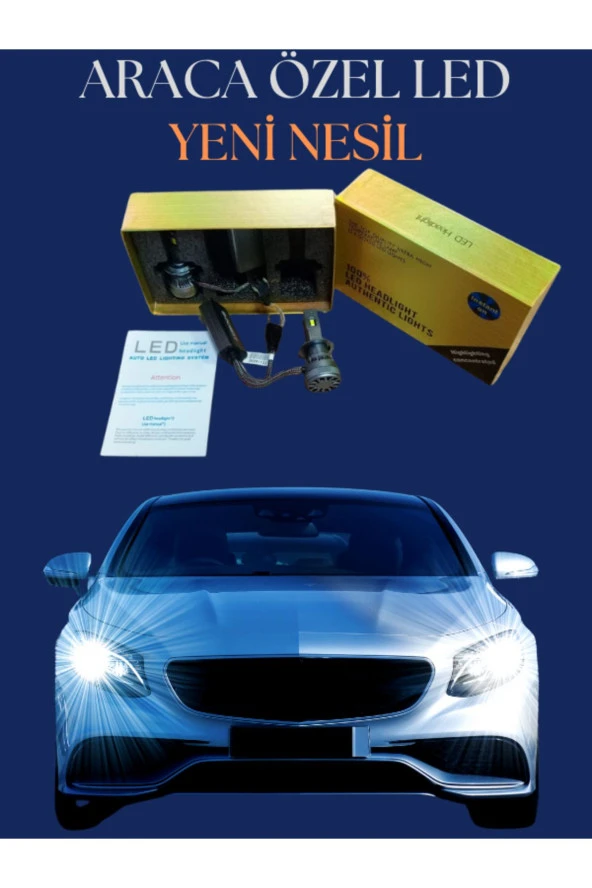 Bmw F20 Kasa Holojen Kısa Far Uyumlu Uzun Led Far  Yeni Nesil Xenon Seti 12-18 - Resim 2