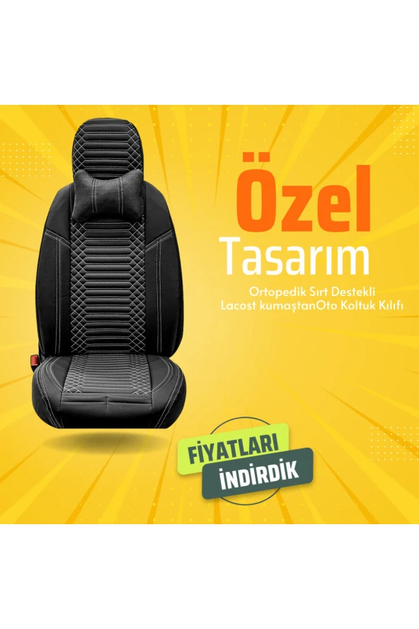 Nissan Primera Lüks  Oto Koltuk Kılıfı Ön/arka Set