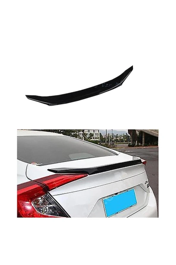 Honda Civic 2016 Anatomik Siyah Boyalı Spoyler/spoiler