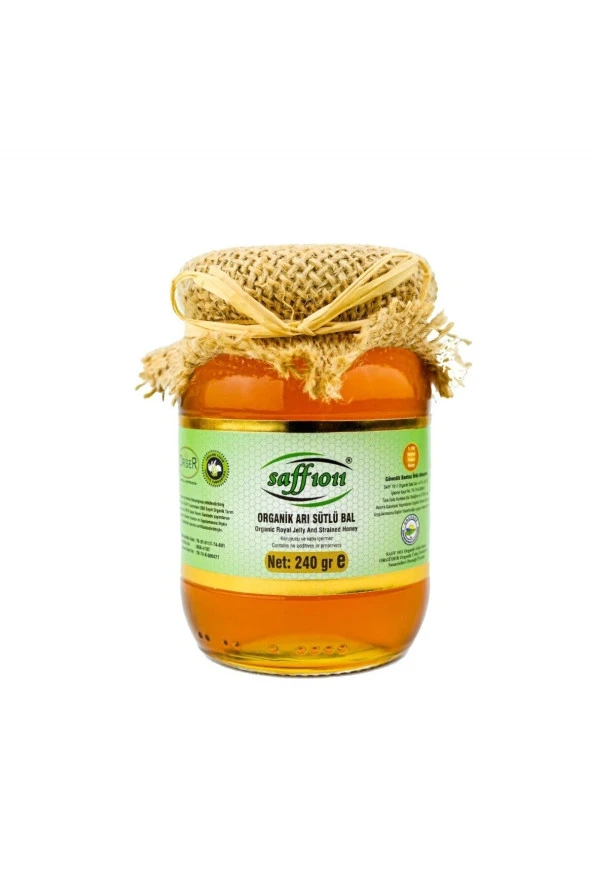 Organik Arı Sütü Bal Karışımı 240gr ürün görseli