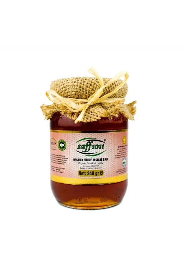 Organik Süzme Kestane Balı 240gr ürün görseli