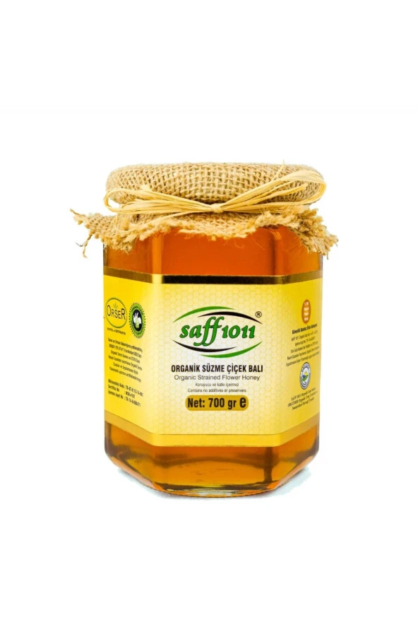 Organik Süzme Çiçek Balı 700gr ürün görseli