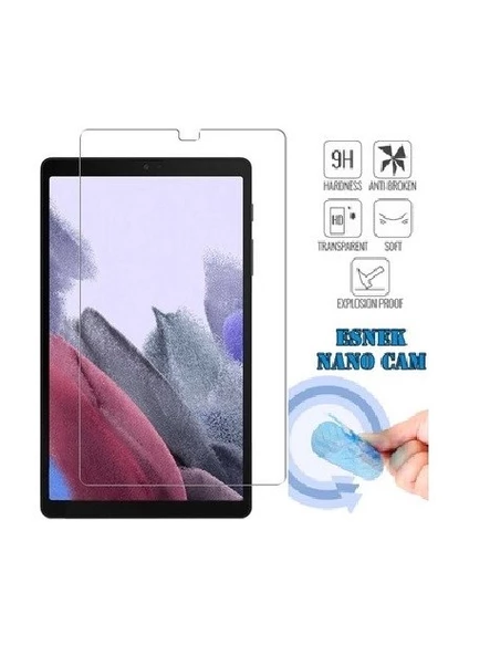 Tfy Store Galaxy T220 Tab A7 Lite 8.7 Uyumlu Ekran Koruyucu Şeffaf Nano Jelatin Esnek Kırılmaz