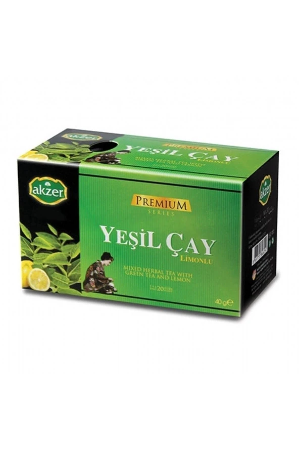 Yeşil Çay (Limonlu) 20li Süzen Poşet ürün görseli