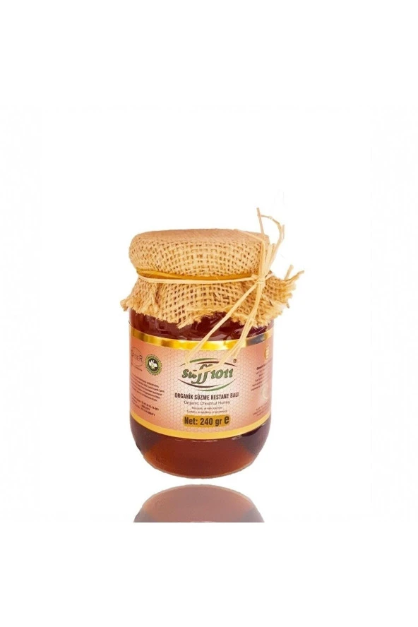 Organik Süzme Kestane Balı 240gr ürün görseli