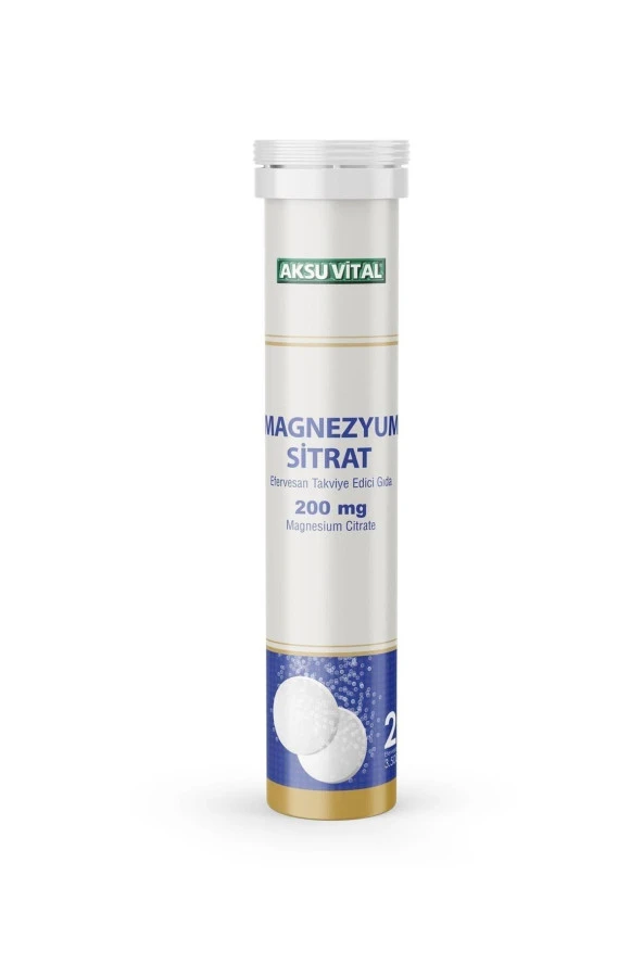 Magnezyum Sitrat 20 Efervesan