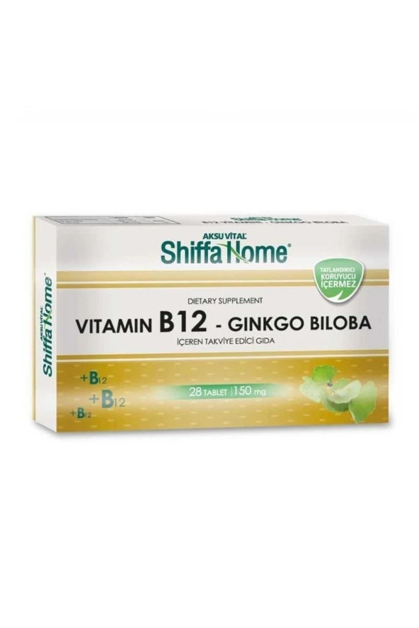 VİTAMİN B12-GİNKGO BİLOBA TABLET ürün görseli
