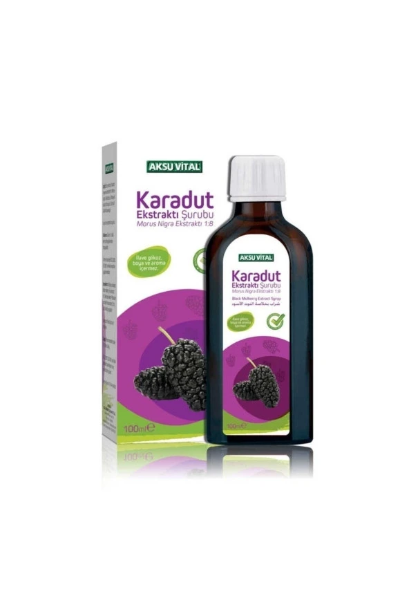 KARADUT EKSTRAKTI ŞURUBU 100 ML ürün görseli