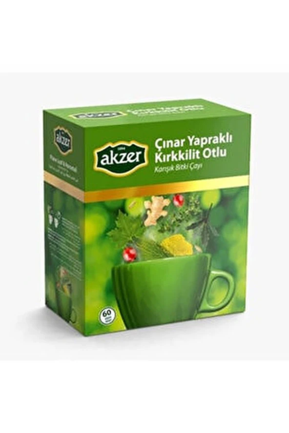 Çınar Yapraklı Kırkkilit Otlu Karışık Bitki Çayı 60 Süzen Poşet ürün görseli